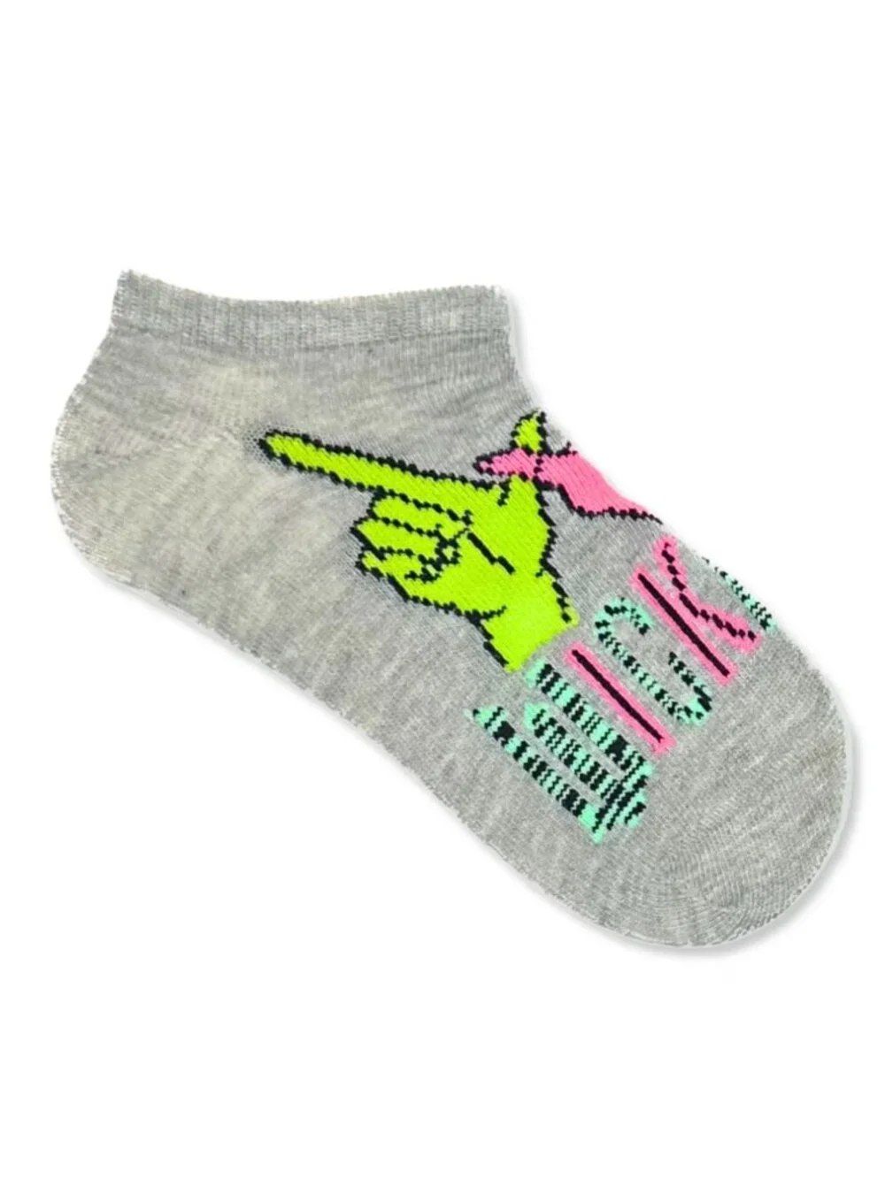 Wicked Girls No Show Socks 6 Pack Elphaba Glinda Size Medium 10.5-4 Multicolor